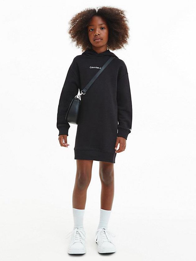 Calvin Klein USA Hoodie Girls Dress Black 0742638-MR